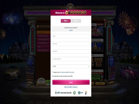  winorama casino sign up